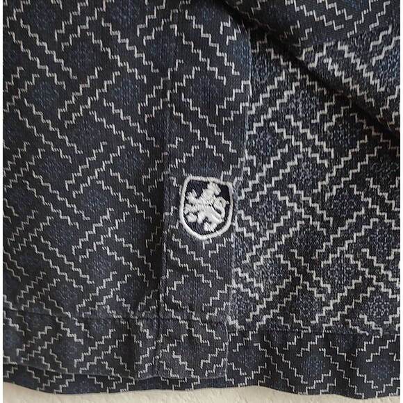 Nat Nast Shirt Black/White Short Sleeve Silk Blend Luxury Originals - Picture 6 of 10